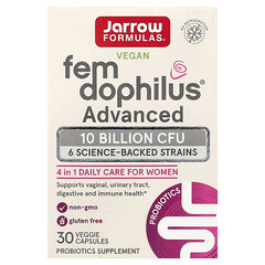 Vegan Fem Dophilus®, покращений смак, 30 вегетаріанських капсул