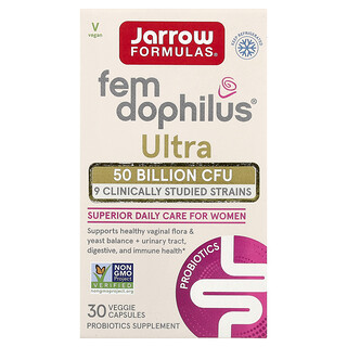 Jarrow Formulas, Fem-Dophilus® Ultra, 30 Veggie Capsules