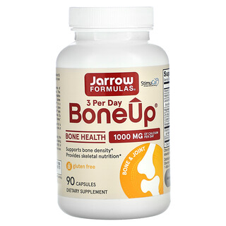 جارو فورميلاز‏, BoneUp 3 Per-Day ، 1،000 ملجم ، 90 كبسولة