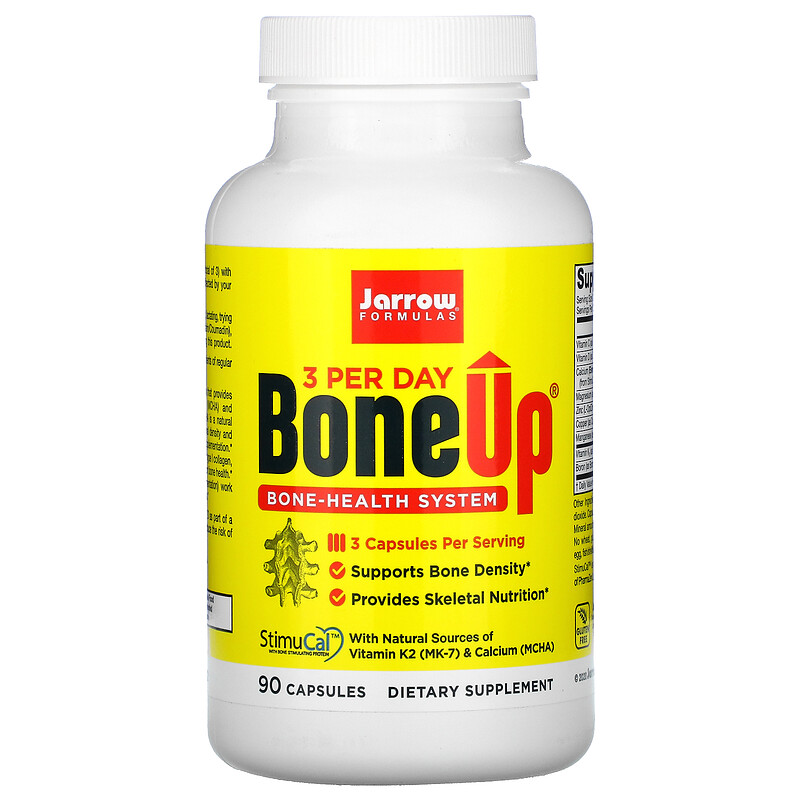 Jarrow Formulas, BoneUp, Three Per Day, 90 Capsules iHerb