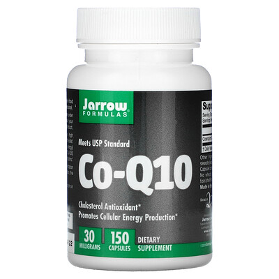 Jarrow Formulas Co-Q10, 30 мг, 150 капсул