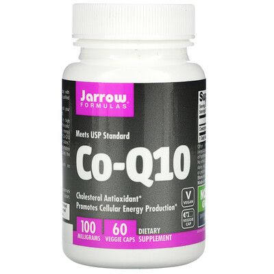 Jarrow Formulas коэнзим Q10, 100 мг, 60 растительных капсул