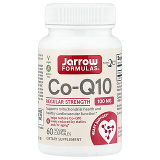 Jarrow Formulas, Co-Q10, 100 mg, 60 Veggie Capsules