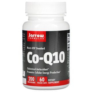 Jarrow Formulas, Co-Q10, 200 mg, 60 capsules végétariennes