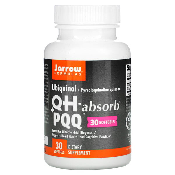 Ubiquinol, QH-Absorb + PQQ, 30 Softgels