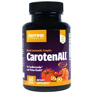 Купить Jarrow Formulas, CarotenALL, комплекс из смеси каротиноидов, 60 мягких капсул  на IHerb