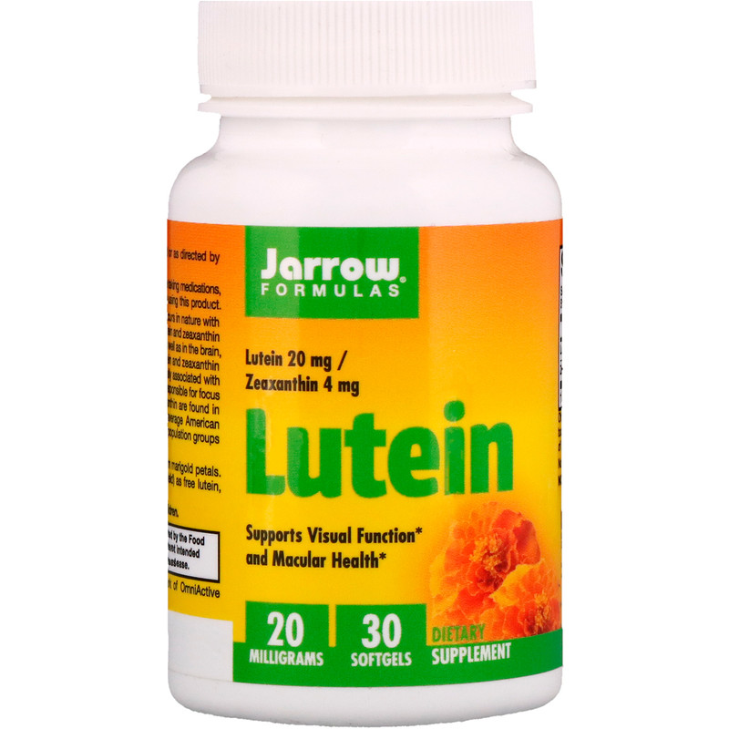 Jarrow Formulas, Lutein, 20 mg, 30 Softgels iHerb