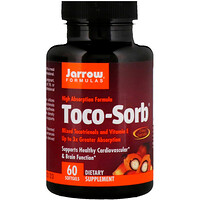Toco-Sorb, смесь токотриенолов и витамина Е, 60 мягких таблеток - изображение