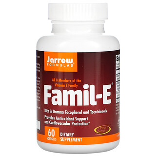 Jarrow Formulas, Famil-E（ファミルE）、ソフトジェル60粒