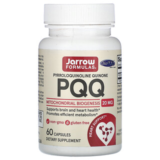 Jarrow Formulas, PQQ, 20 мг, 60 капсул
