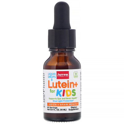

Jarrow Formulas Lutein+ for Kids, 0.51 fl oz (15 ml)