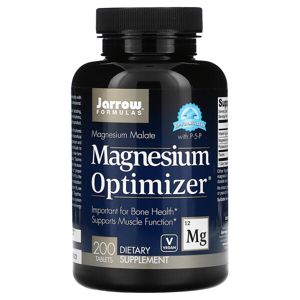 Jarrow Formulas, Magnesium Optimizer, 200 таблеток