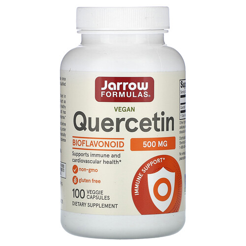 Jarrow Formulas Vegan Quercetin, 500 mg, 100 Veggie Capsules