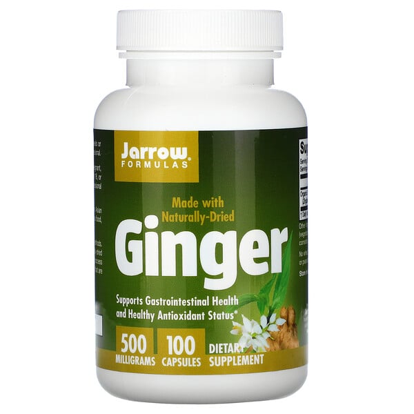 Jarrow Formulas Ginger 500 Mg 100 Capsules Iherb