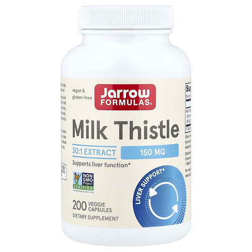 Jarrow Formulas, Chardon-Marie standardisé, 150 mg, 200 capsules