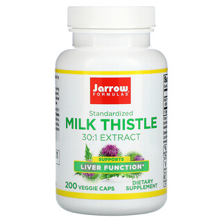 Jarrow Formulas, Standardized Milk Thistle, Standardisierte Mariendistel, 150 mg, 200 pflanzliche Kapseln