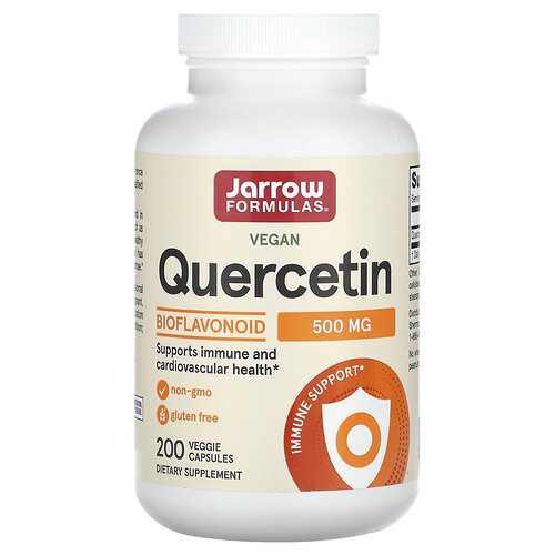 Jarrow Formulas Quercetin, 500 mg, 200 Veggie Capsules