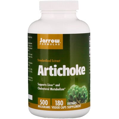 Artichoke, 500 mg, 180 Capsules