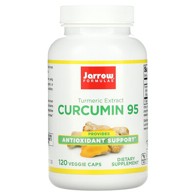 Jarrow Formulas Куркумин 95 500 мг 120 растительных капсул