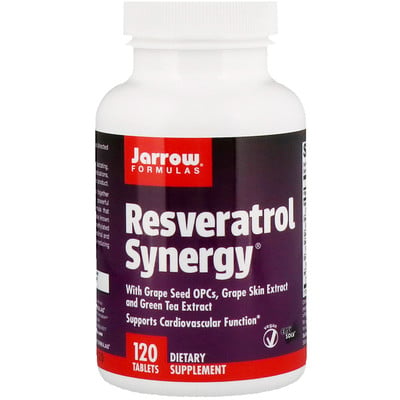 

Jarrow Formulas Resveratrol Synergy®, 120 таблеток