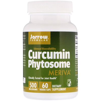 Jarrow Formulas Curcumin Phytosome с Meriva, 500 мг, 60 растительных капсул