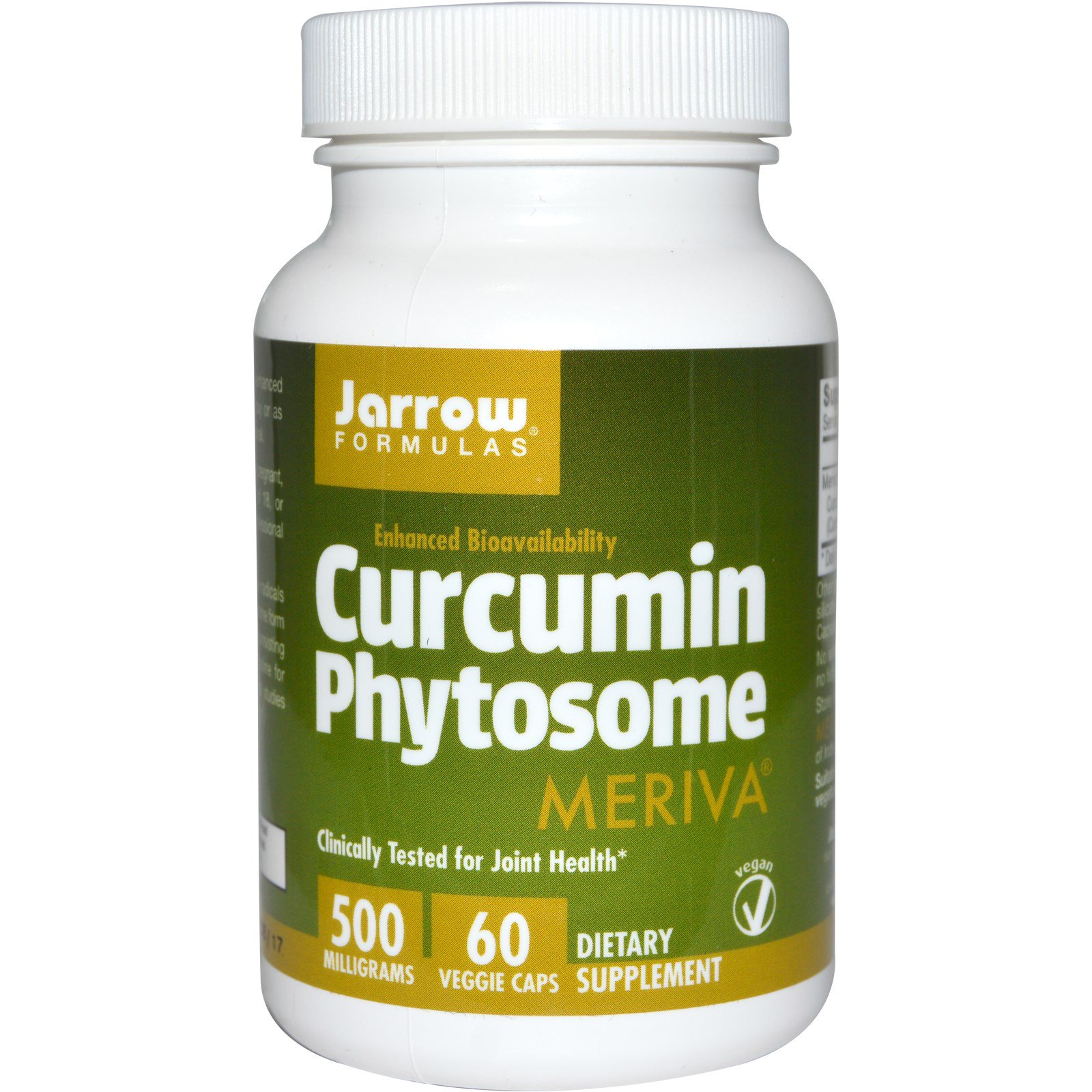 Jarrow Formulas, Curcumin Phytosome, Meriva, 500 mg, 60 Veggie Caps ...