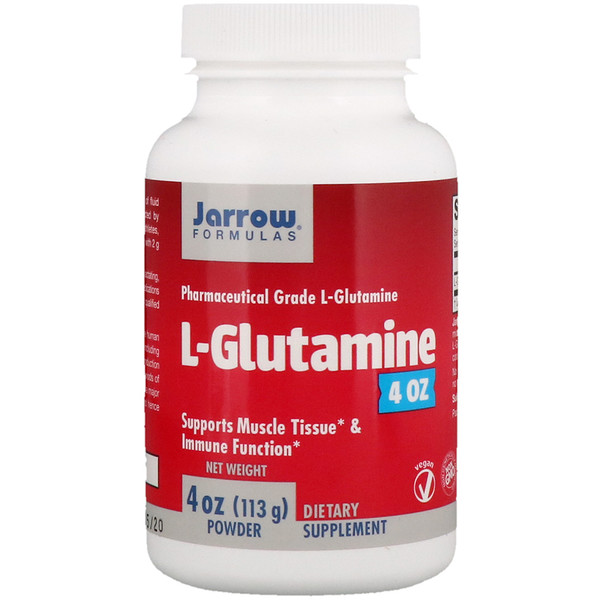 Jarrow Formulas, LGlutamine Powder, 4 oz (113 g) iHerb