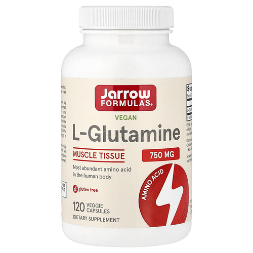Jarrow Formulas, Vegan L-Glutamine, veganes L-Glutamin, 750 mg, 120 vegetarische Kapseln