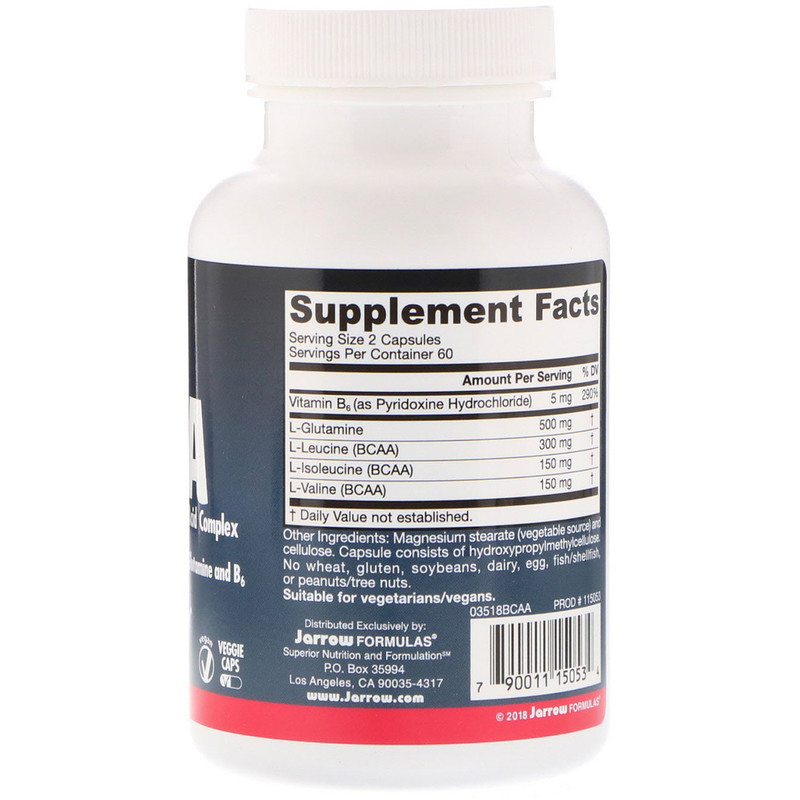 Jarrow Formulas, BCAA Complex, 120 Veggie Caps iHerb