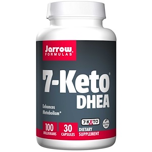 Jarrow Formulas, 7-Кето DHEA, 100 мг, 30 капсул