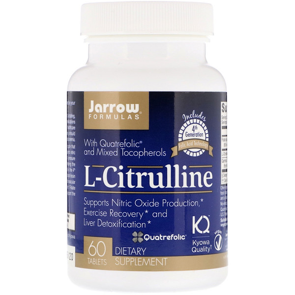 Jarrow Formulas, L-Citrullin, 60 Tabletten