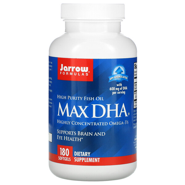Max DHA，180 粒軟凝膠