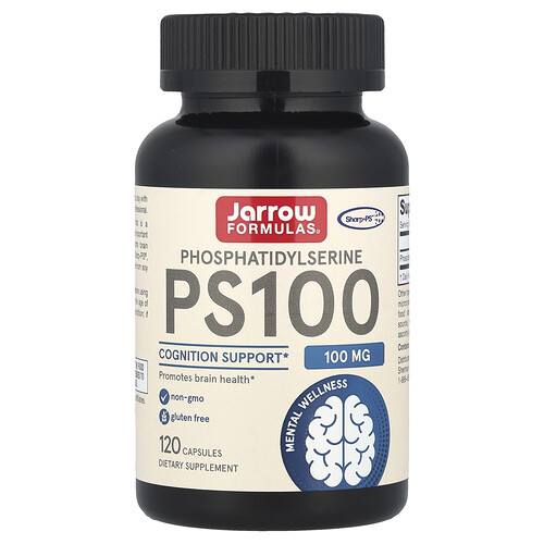 Jarrow Formulas, PS 100, Phosphatidylserin, 100 mg, 120 Kapseln