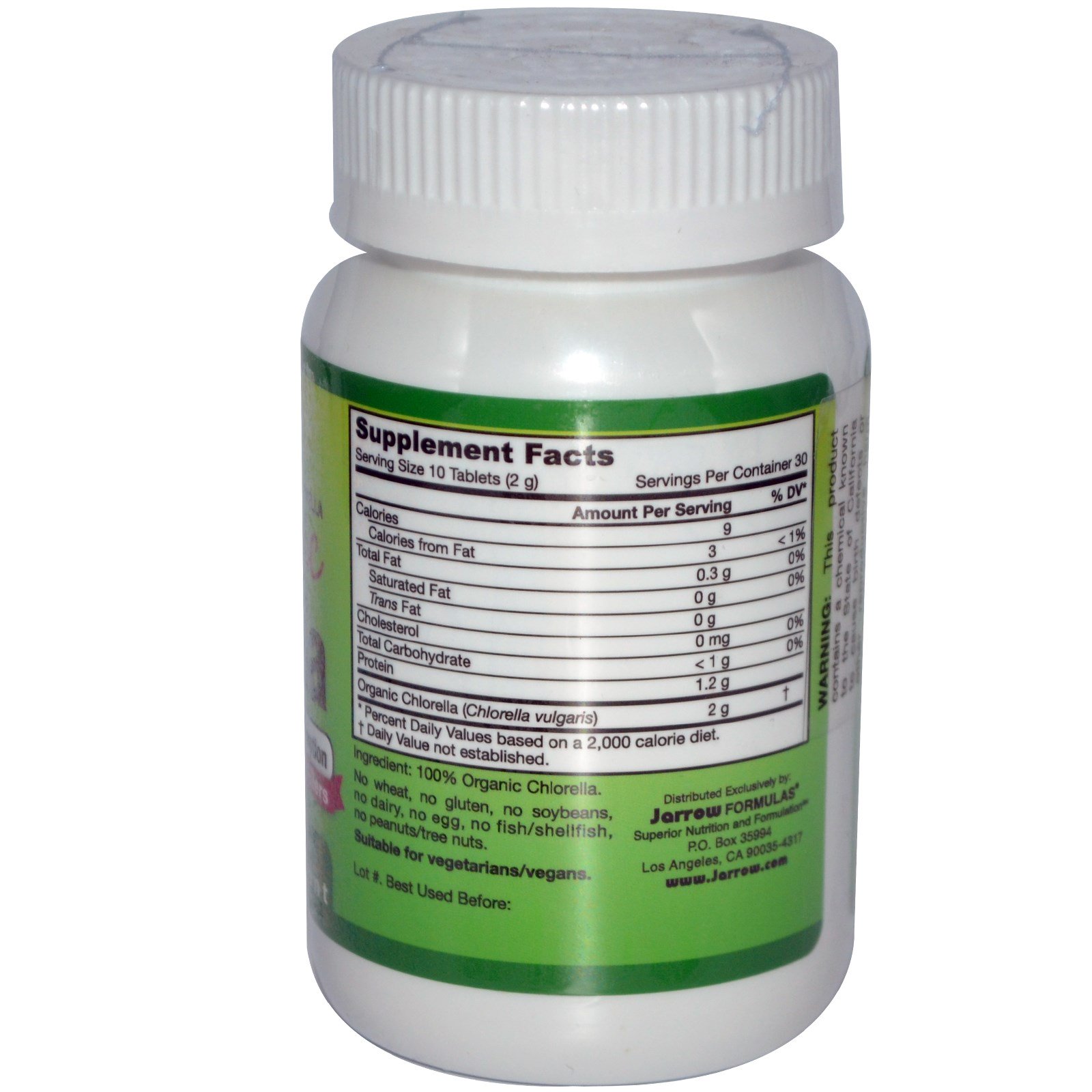 Jarrow Formulas, Organic Chlorella, 300 Tablets iHerb