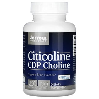 Jarrow Formulas, Citicoline, CDP-choline, 250 mg, 120 capsules