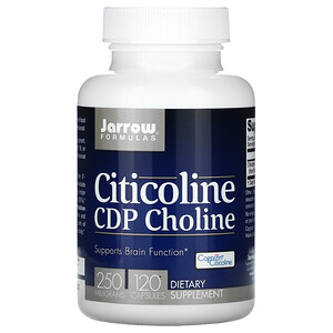 Отзывы о джэрроу формулас, Citicoline, CDP Choline, 250 mg, 120 Capsules