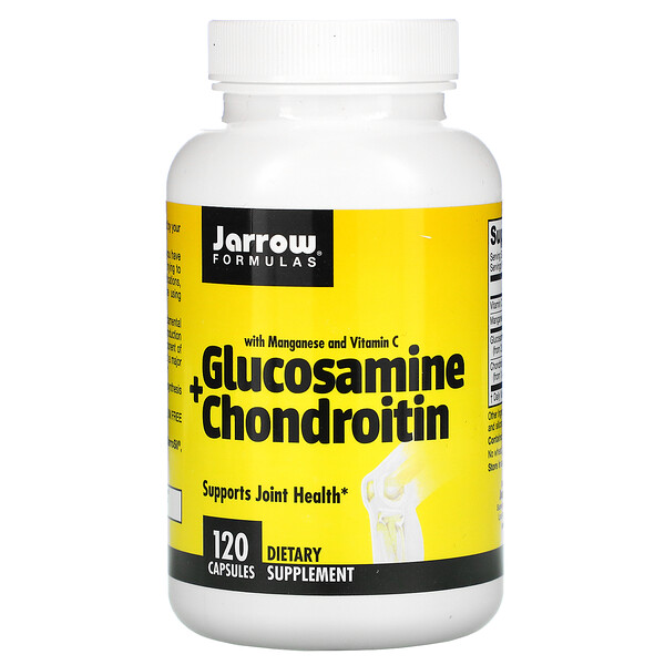 Jarrow Formulas, Glucosamine + Chondroitin, 120 Capsules iHerb