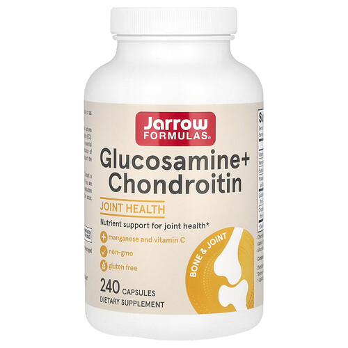 Jarrow Formulas Glucosamine et Chondroïtine, 240 capsules