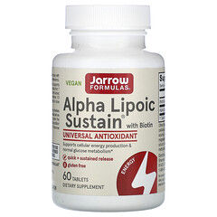 Alpha Lipoic Sustain® з біотином, 60 таблеток