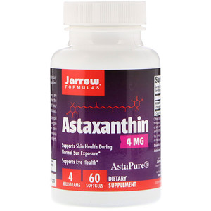 Отзывы о джэрроу формулас, Astaxanthin, 4 mg, 60 Softgels