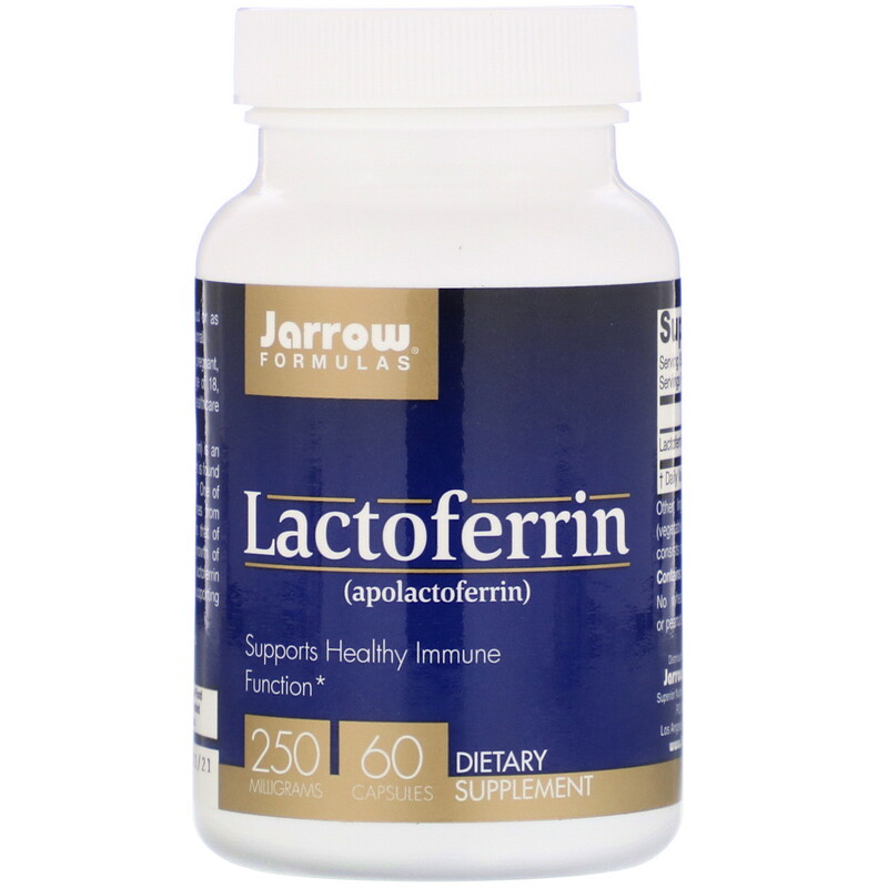 Jarrow Formulas, Lactoferrin, 250 mg, 60 Capsules - iHerb