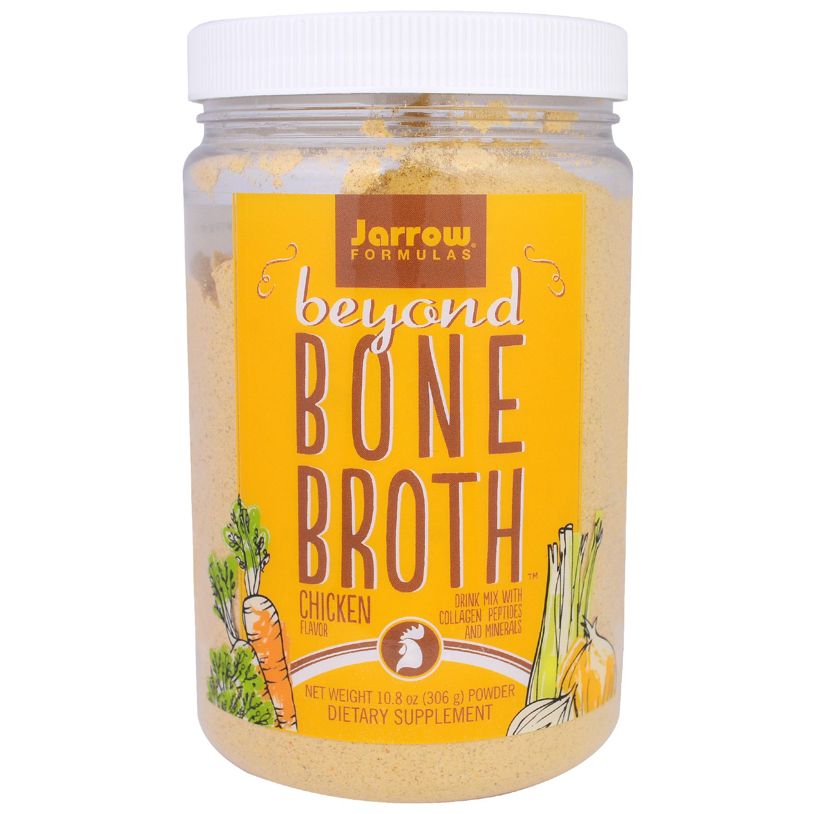 Jarrow Formulas, Beyond Bone Broth, Chicken Flavor, 10.8 oz (306 g
