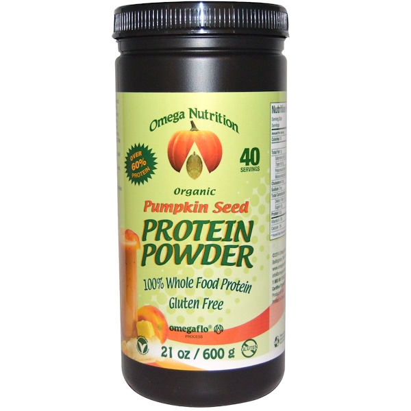 Jarrow Formulas, Organic Pumpkin Seed Protein Powder, Gluten Free, 21