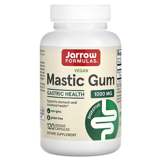 Jarrow Formulas, Veganistische mastiekgom, 120 vegetarische capsules (500 mg per capsule)