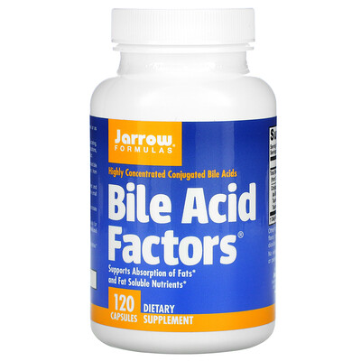 Jarrow Formulas Bile Acid Factors, 120 капсул