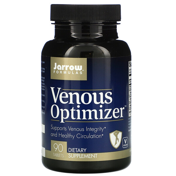 Jarrow Formulas, Venous Optimizer, 90 таблеток