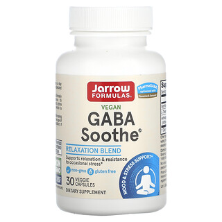 Jarrow Formulas, GABA Soothe，30 粒素食膠囊