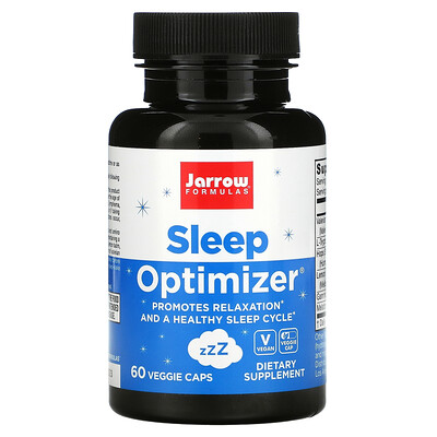 

Jarrow Formulas Sleep Optimizer, добавка для нормализации сна, 60 растительных капсул