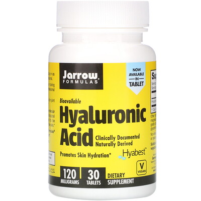 Jarrow Formulas Hyaluronic Acid, 120 mg, 30 Tablets