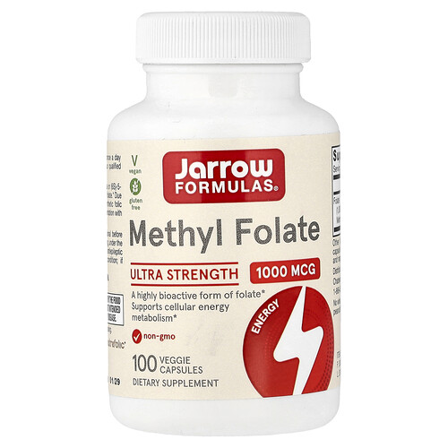 Jarrow Formulas, Methyl Folate, 1,000 mcg, 100 Veggie Capsules